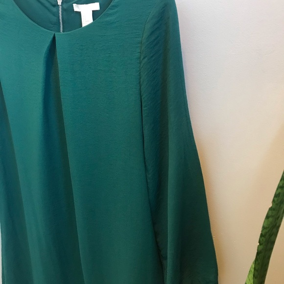 H&M emerald green dress size 6 - Picture 2 of 6